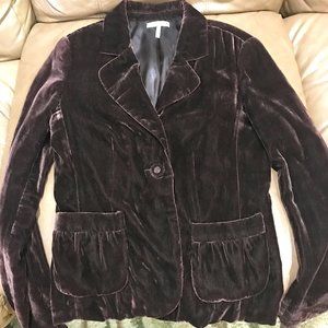 🔥HP🔥 VINTAGE Metro 7 | Chocolate Velvet Jacket